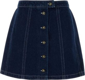 A.P.C. Gonna denim Pipa - Blu