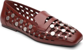 Ash Bali Studded Cutout Loafer in Marsala at Nordstrom, Size 10Us