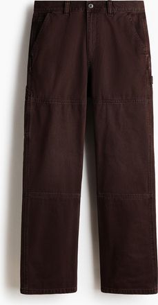 H&M Carpenterhose in Regular Fit - Brown