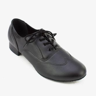 S&oacute; Dan&ccedil;a Womens Jerry Oxford Swing Suede Sole Character Shoe In Black