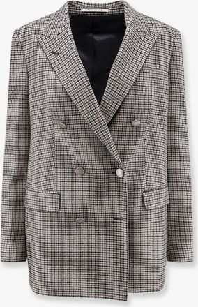 Tagliatore Blazer Jasmine in misto lana pied-de-poule - TAGLIATORE - gender_Woman