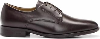 HUGO BOSS Mens Colby Derby Shoes in Dark Brown - Size UK 6.5