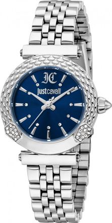 Just Cavalli Womens JC1L332M0345 Ladies Animalier Mistero Snake Watch - Silver - One Size