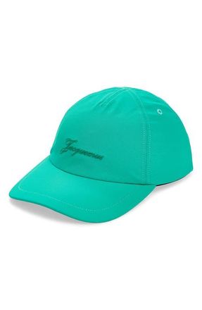Jacquemus La Casquette Baluchon Baseball Cap in Green 550 at Nordstrom, Size 56