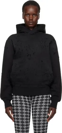 AMIRI♡ ブラック 'Amiri' オーバーサイズ フーディ オーバーサイズ AMIRI(アミリ) パーカー・フーディ(メンズ