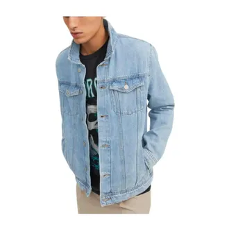 Jack & Jones Heren, Jassen, Blauw, Maat: S Denim