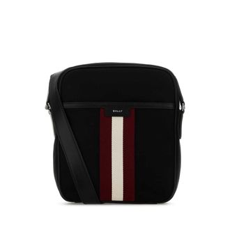 Bally Black Canvas Crossbody Bag