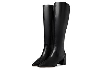 Cole Haan Clarice Tall Boot Womens Boots Black Leather 1 : 10.5 B - Medium, Leather/Rubber