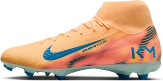 Nike Mens Mercurial Superfly 10 Academy Kylian Mbappé MG High-Top Soccer Cleats in Orange | FQ8293-801