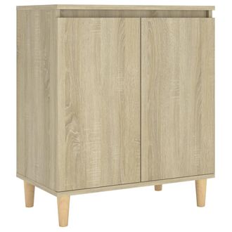 vidaXL Aparador Con Patas Madera Contrachapada Roble Sonoma 60x35x70cm Vidaxl