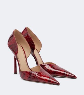Victoria Beckham Victoria croc-effect leather pumps