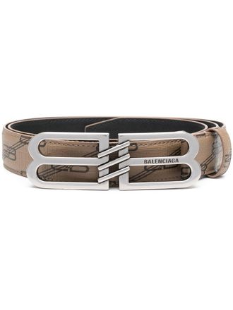 Balenciaga Cintura con monogranna BB Signature 30 - Toni neutri