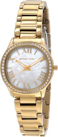 Michael Kors Sage Pave Mother of Pearl Dial Ladies Watch MK4822