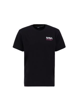 Alpha Industries T-Shirt ALPHA INDUSTRIES Skylab NASA T-Shirt, Herren, Gr. XS, rot (schwarz, magenta), Obermaterial: 100% Baumwolle, Shirts T-Shirt