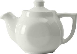 Tuxton Teapots, Creamers & Sugars Tea Pot w/Lid 18oz 7-1/8x4-7/8H, 12 Pieces