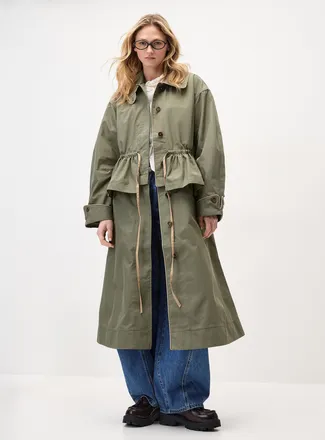 Damson Madder Womens Myrtle 2-in-1 trench coat