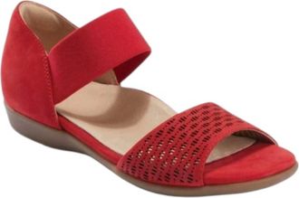Earth Womens Alder Amora Sandal In Bright Red