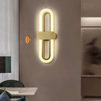 OEM Aplique De Pared Led Con Sensor De Movimiento, Acr&iacute;lico, Luz Blanca, Para Ni&ntilde;os, Pasillo, Escalera
