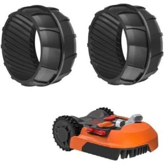 OEM Protectores De Ruedas Para Robots Cortac&eacute;sped Worx Landroid, Perfil De Rueda Delantera Ajustable, Tracci&oacute;n Mejorada, Compatibles Con Worx Landroid M50