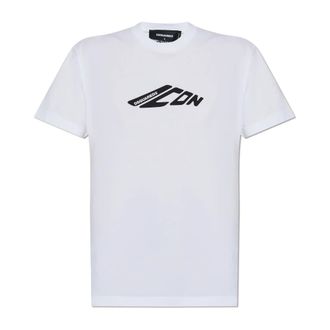 Dsquared2 T-Shirts, female, White, Size: 2XS T-shirt with logo