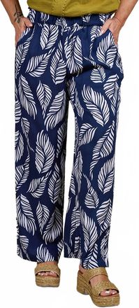 Tribal Pull On Ankle Pant In Indigo
