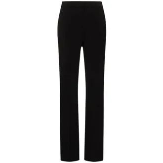Max Mara Dames, Broeken, Zwart, Maat: M Viscose