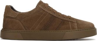 Kazar Suede Sneakers - Heren - Sneakers - Bruin - 46 EU - Leer - Schoenen