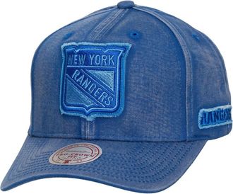 Mitchell & Ness Mens Mitchell & Ness Blue New York Rangers Downtown Snow Wash Pro-Crown Adjustable Hat at Nordstrom