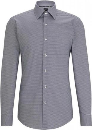 HUGO BOSS Overhemden > Nette Overhemden - Heren - Zakelijke Overhemden - Blauw - XL - Overhemden