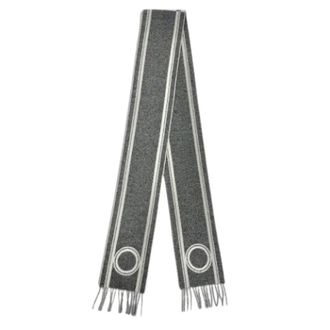 Herm&egrave;s Pre-owned Vintage Stole - Dames - Pre-owned - Grijs - Maat: ONE Size Kasjmier