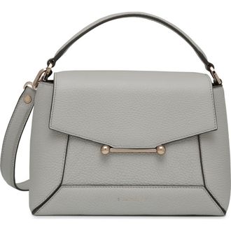 Strathberry Mosaic Leather Top Handle Bag in Marble Grey at Nordstrom