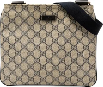 Gucci Borsa a tracolla in tessuto GG Supreme 2000-2015 - Marrone