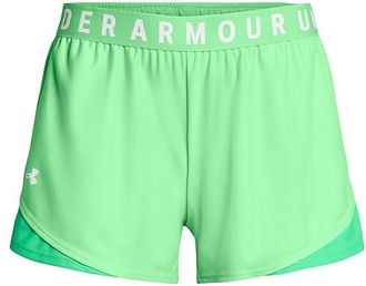 Under Armour Play Up Shorts 3.0 Womens Shorts Matrix Green/Vapor Green/White : LG (US 12-14) 3, Polyester