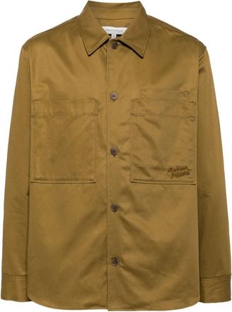 Maison Kitsun&eacute; Overshirt - Heren - Zomerjassen - Bruin - XL - Jassen