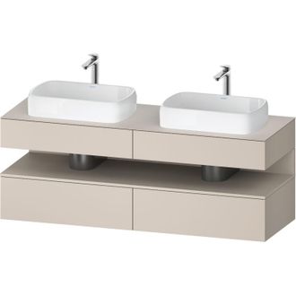 Duravit Qatego Consola Mueble Bajo Lavabo, 2 Extensiones, 2 - Duravit