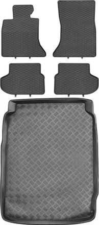 OEM Juego De Alfombrillas De Goma Para Coche Y Alfombrilla Para Maletero Para Bmw Serie 5 F10 Sed&aacute;n (2013-2017)