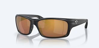 Costa Unisex Jose Pro Polarized Sunglasses In Matte Black Gold Mirror