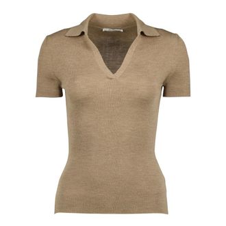 Max Mara Dames, Truien, Beige, Maat: S Wol