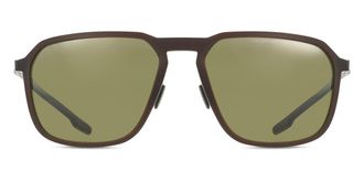 Porsche Design P8961 Polarized C Mens Sunglasses Brown Size 59