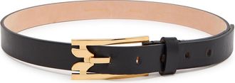Victoria Beckham Pin-buckle Leather Belt - Black - 90 (UK 14 / XL)