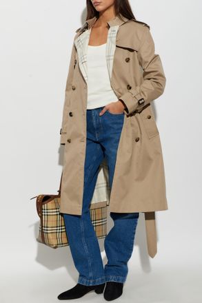 Burberry Lakefield Trench Coat, Womens, Beige