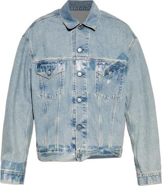 Maison Margiela Taped Denim Jacket - Heren - Spijkerjassen - Blauw - M - Denim - Jassen