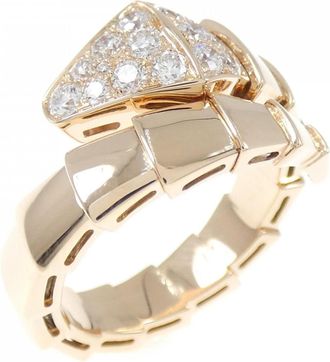 Bulgari Pink Gold Pink Gold (18K) Band Ring (Pre-Owned)