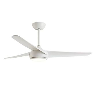 Sulion Ventilador de techo blanco led 24w 132cm