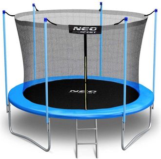 OEM Cama El&aacute;stica De Jard&iacute;n De 252 Cm Con Red Interior Y Escalera Neo-sport