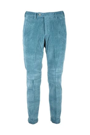 Michael Coal Aqua Green Stretch Cotton Pants