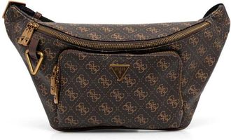 Guess Co Milano 4G belt bag - men - Polyurethane - OS - Black