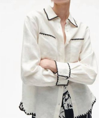 Figue Prudence Top In Chalk