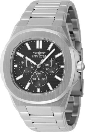 Invicta Speedway 48325 Heren Horloge - Quartz Uurwerk - Roestvrij Staal met zwarte Wijzerplaat - 41mm