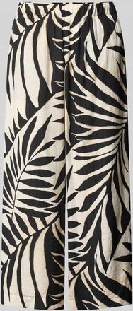Mango Wide Fit Stoffhose aus Viskose-Mix Modell Life in Offwhite, Gr&ouml;&szlig;e XL